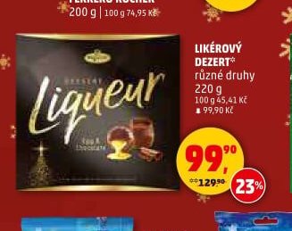 LÍKEROVÝ DEZERT různé druhy