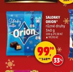 SALONKY ORION různé druhy