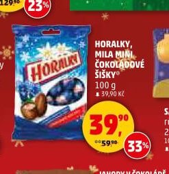 HORALKY, MILA MINI, ČOKOLÁDOVÉ ŠIŠKY