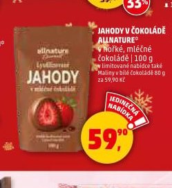 JAHODY V ČOKOLÁDĚ ALLNATURE