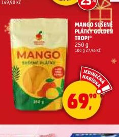 MANGO SUŠENÉ PLÁTKY GOLDEN TROP