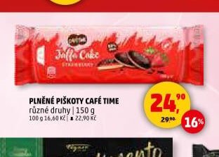 PLNĚNÉ PIŠKOTY CAFÉ TIME různé druhy