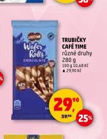 TRUBIČKY CAFÉ TIME různé druhy