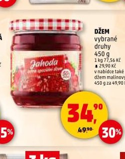Džem vybrané druhy