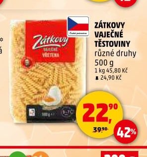 Zátkovy vaječné těstoviny
