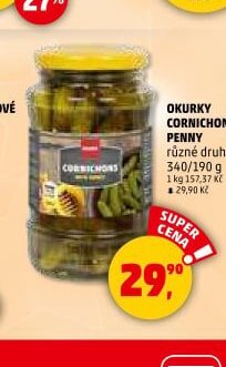 Okurky Cornichons Penny