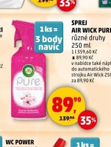 SPREJ AIR WICK PURE