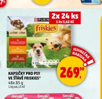 KAPSIČKY PRO PSY FRISKIES