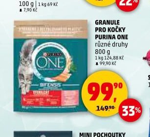 GRANULE PRO KOČKY PURINA ONE