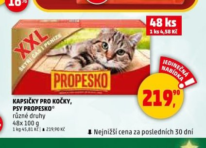 KAPSIČKY PRO KOČKY PSY PROPESKO