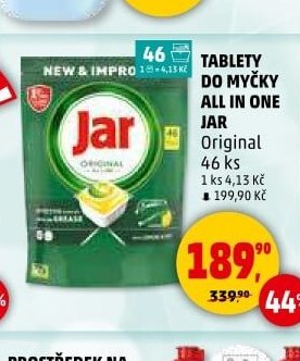 Tablety do myčky Jar All in One