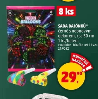 Sada balónků