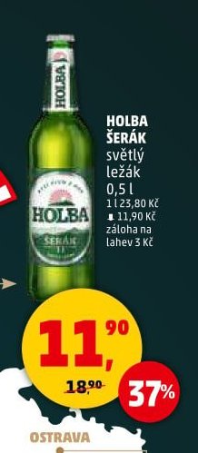 HOLBA ŠERÁK světlý ležák