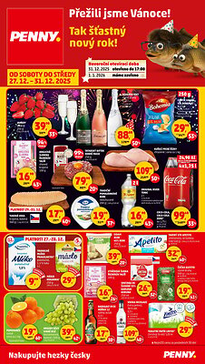 aktuální leták Penny Market 27.12.2025-31.12.2025