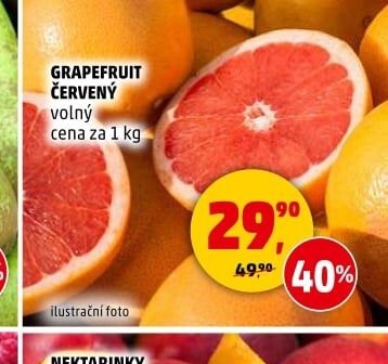 Grapefruit červený
