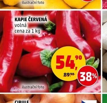 Kapie červená