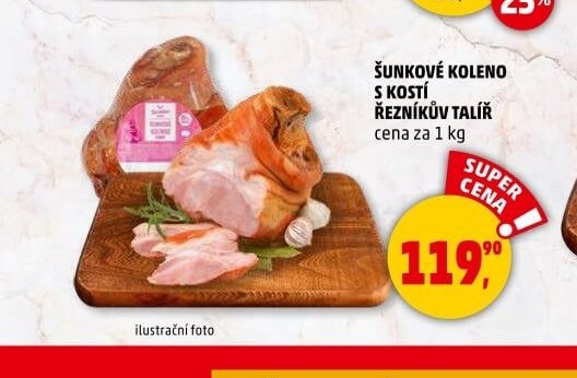 Šunkové koleno s kostí Řezníkův talíř