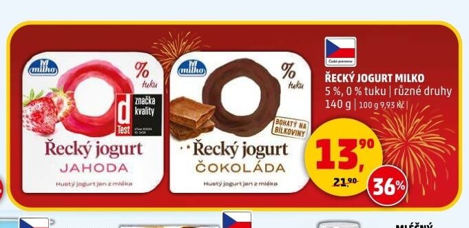 ŘECKÝ JOGURT MILKO