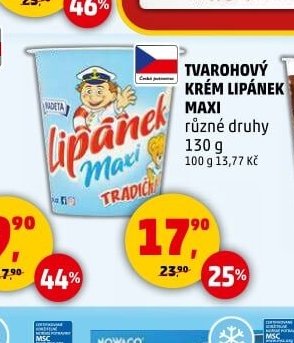 TVAROHOVÝ KRÉM LIPÁNEK MAXI