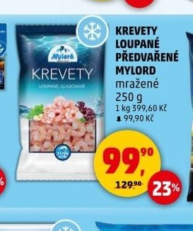KREVETY LOUPANÉ PŘEDVAŘENÉ MYLORD