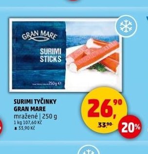 SURIMI TYČINKY GRAN MARE
