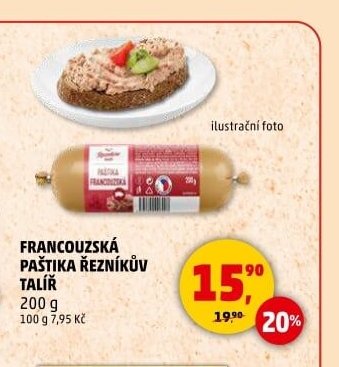 Francouzská paštika Řezníkův talíř