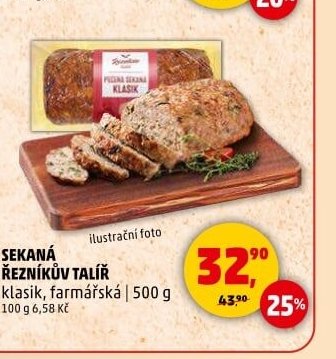 Sekaná Řezníkův talíř