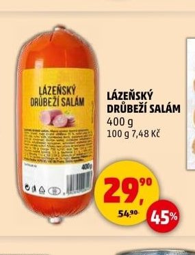 Lázeňský drůbeží salám