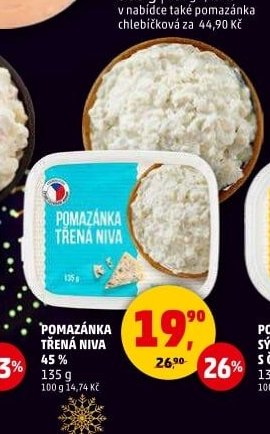 Pomazánka třená Niva 135 g