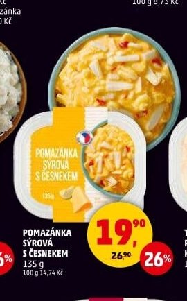Pomazánka sýrová s česnekem 135 g