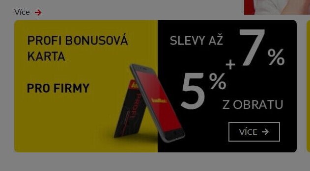 PROFI BONUSOVÁ KARTA PRO FIRMY