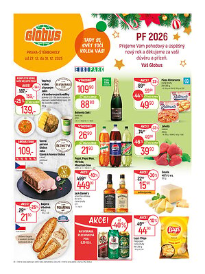 aktuální leták Globus 27.12.2025-31.12.2025