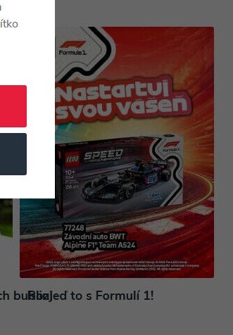 LEGO Speed Champions 77248 Závodní auto BWT Alpine F1 Team A524