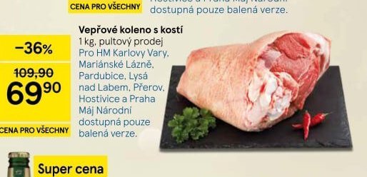Vepřové koleno s kostí