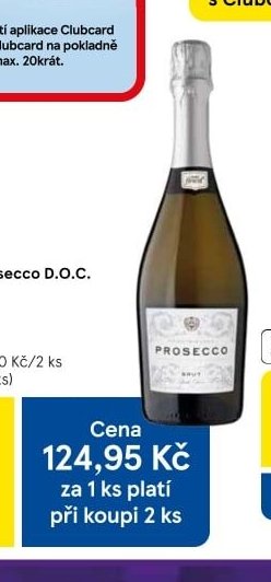 Tesco Finest Prosecco D.O.C. 0,75 l