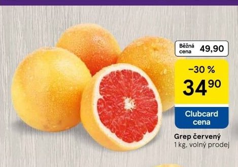 Grep červený