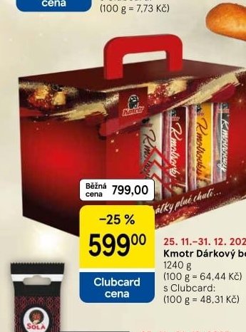 Kmotr Dárkový box