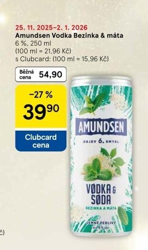 Amundsen Vodka Bezinka & máta