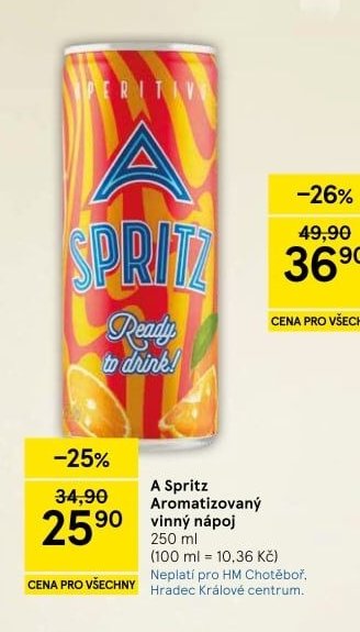 A Spritz Aromatizovaný vinný nápoj