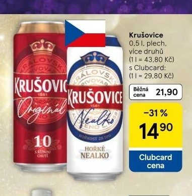 Krušovice 0,5 l