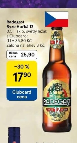 Radegast Ryze Hořká 12 0,5 l