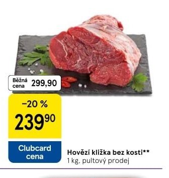 Hovězí kližka bez kosti