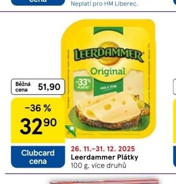 Leerdammer Plátky
