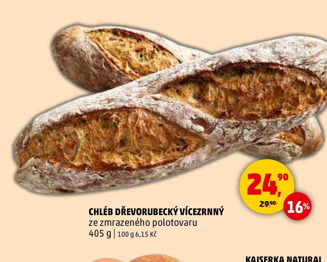 CHLÉB DŘEVORUBECKÝ VÍCEZRNNÝ