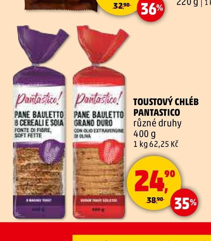 TOUSTOVÝ CHLÉB PANTASTICO