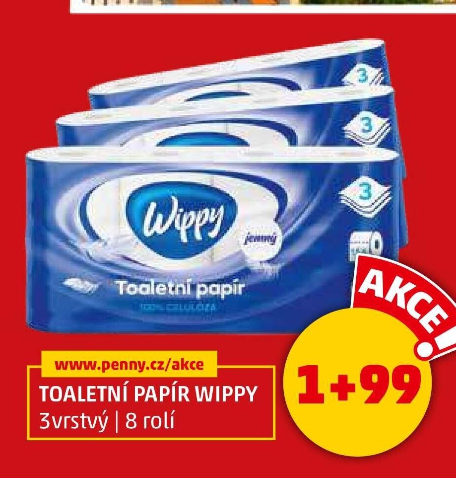 Toaletní papír Wippy