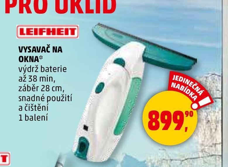 Leifheit vysavač na okna