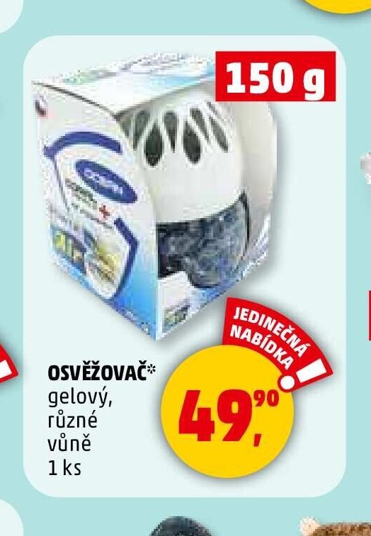 Osvěžovač gelový