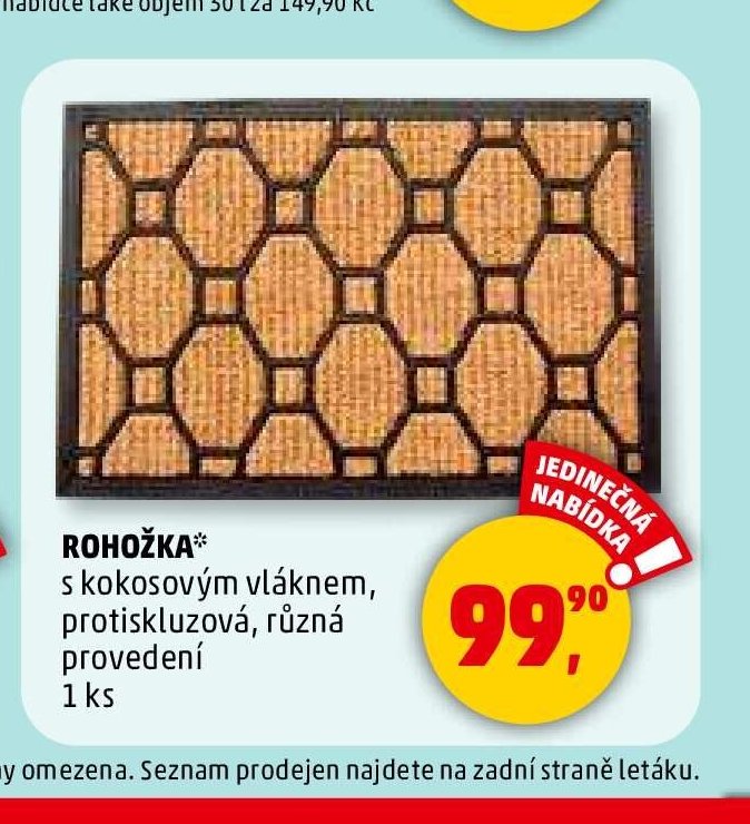 Rohožka s kokosovým vláknem