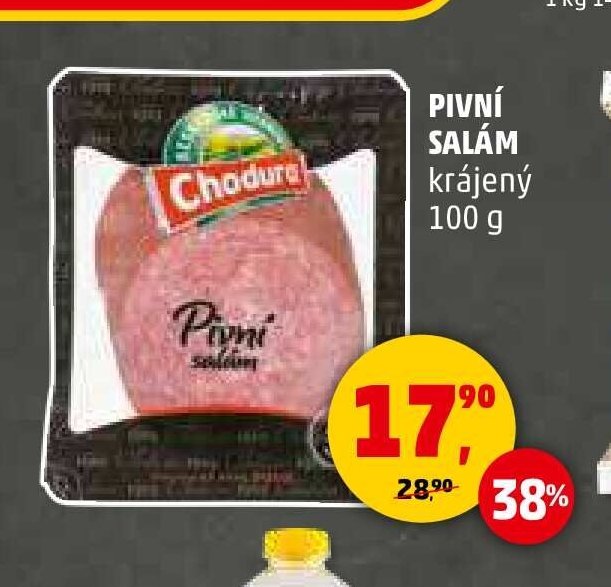 Pivní salám krájený